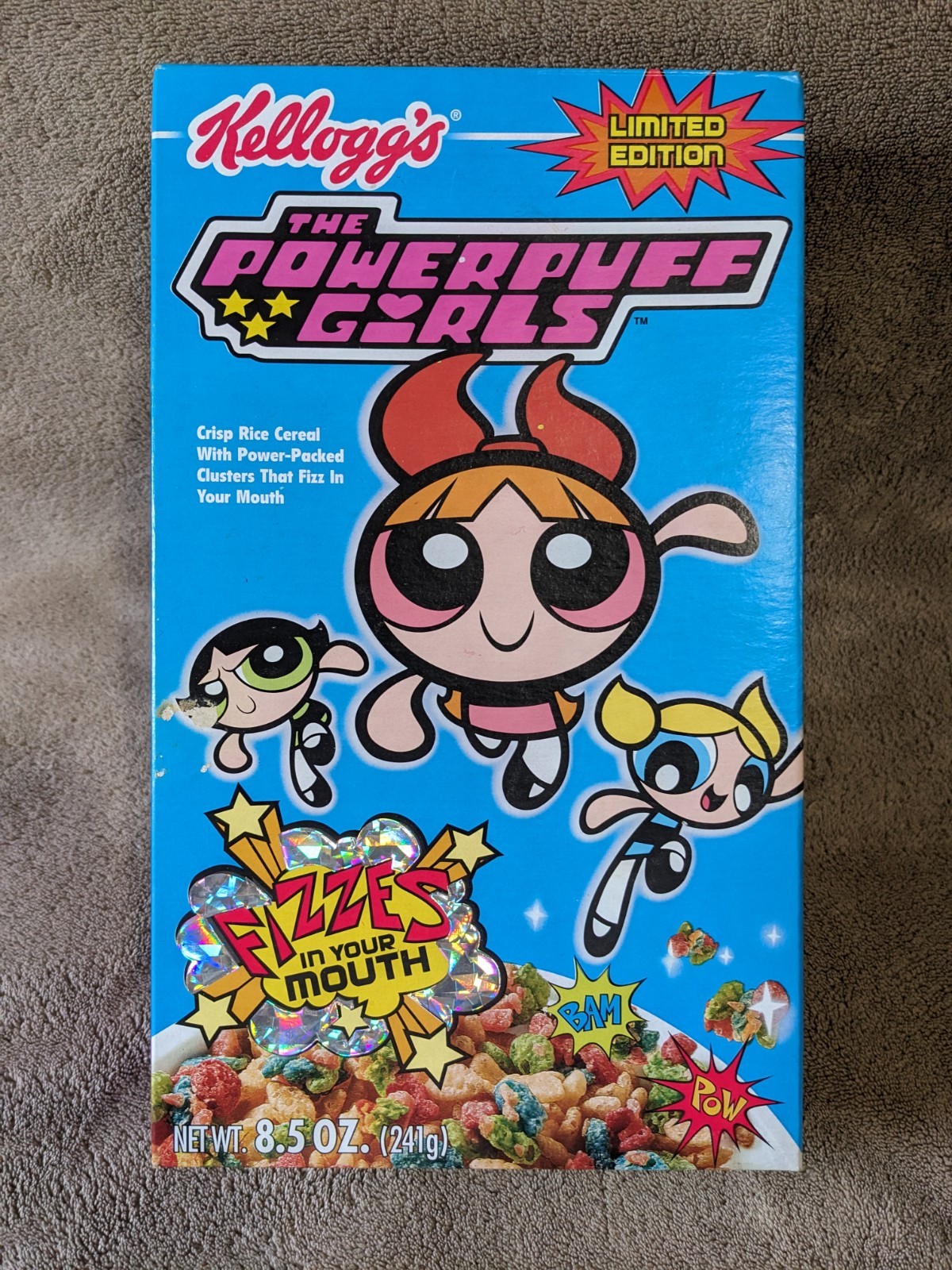 2000 Kellogg’s Powerpuff Girls Cereal Limited Edition Cartoon Network Box Only