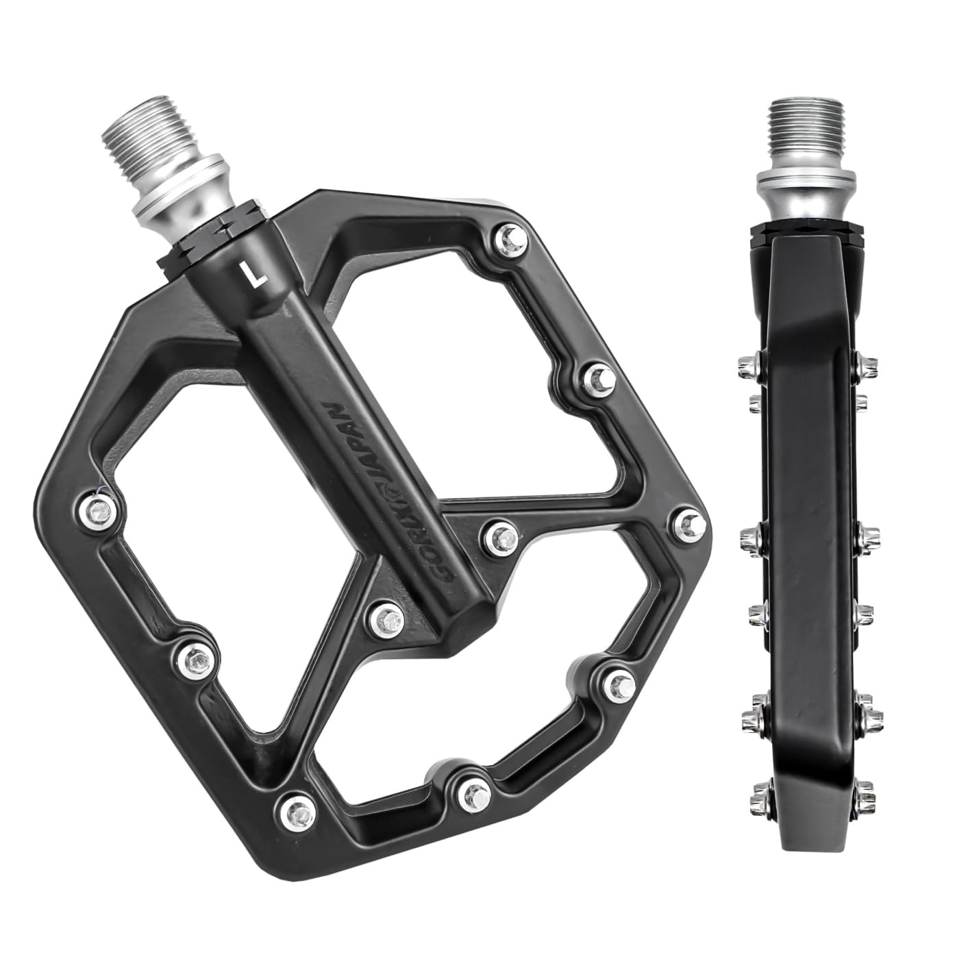 Gorix (Gorix) Bicycle Flat Pedals, Magnesium Alloy (Lightweight And Rigid), Ant_