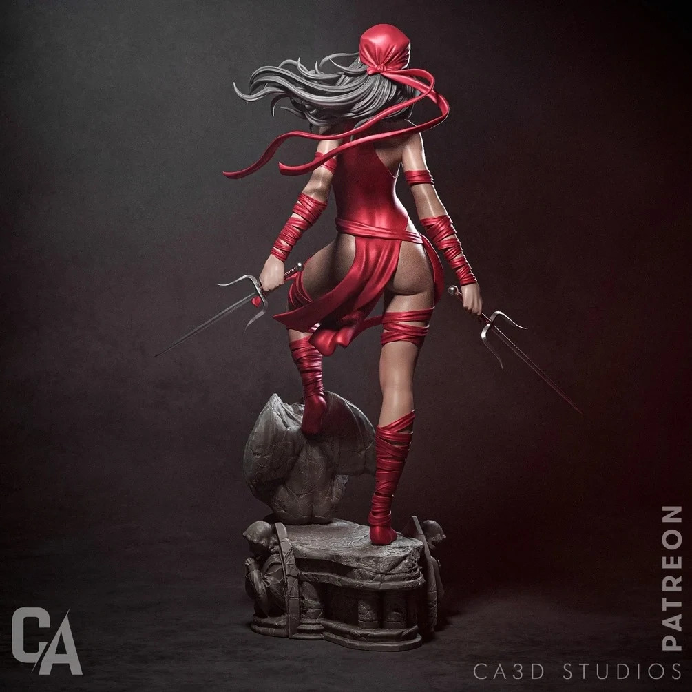 Elektra Resin Figure