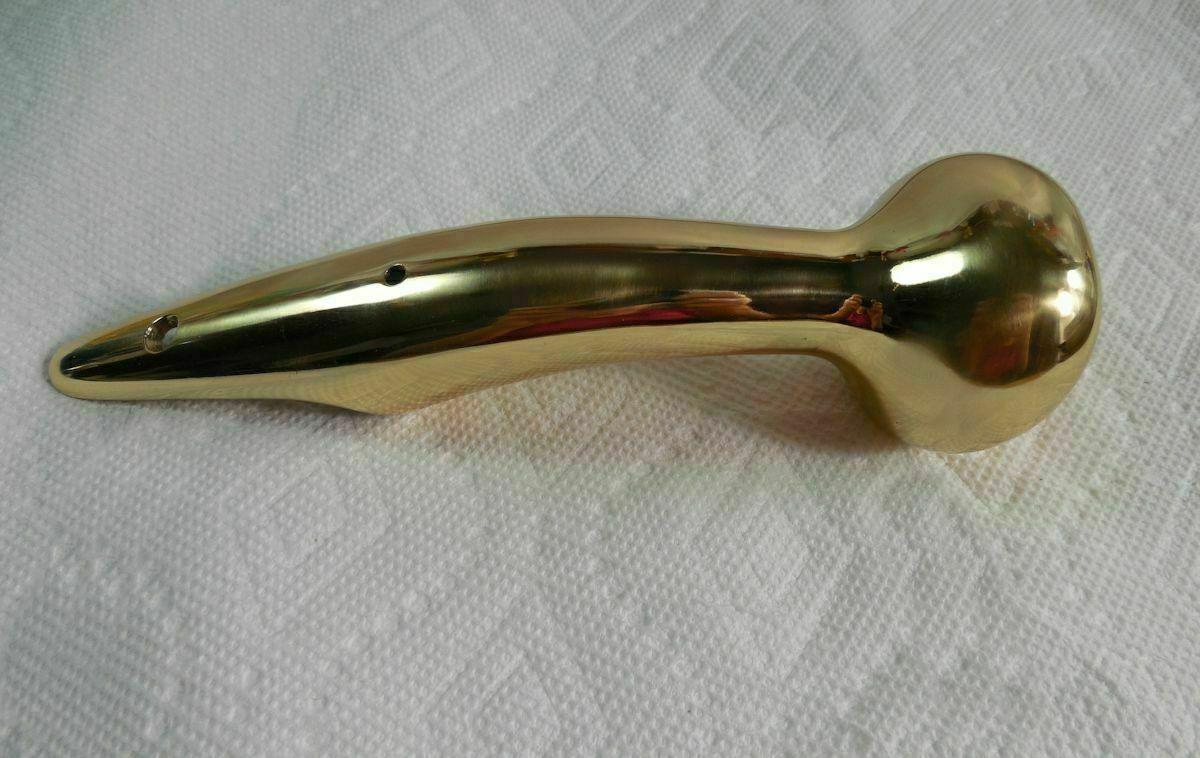 SOLID BRASS 2″ dia Horse HAMES KNOBS 7 1/2″ long Walking Sticks, Cane Tops NEW
