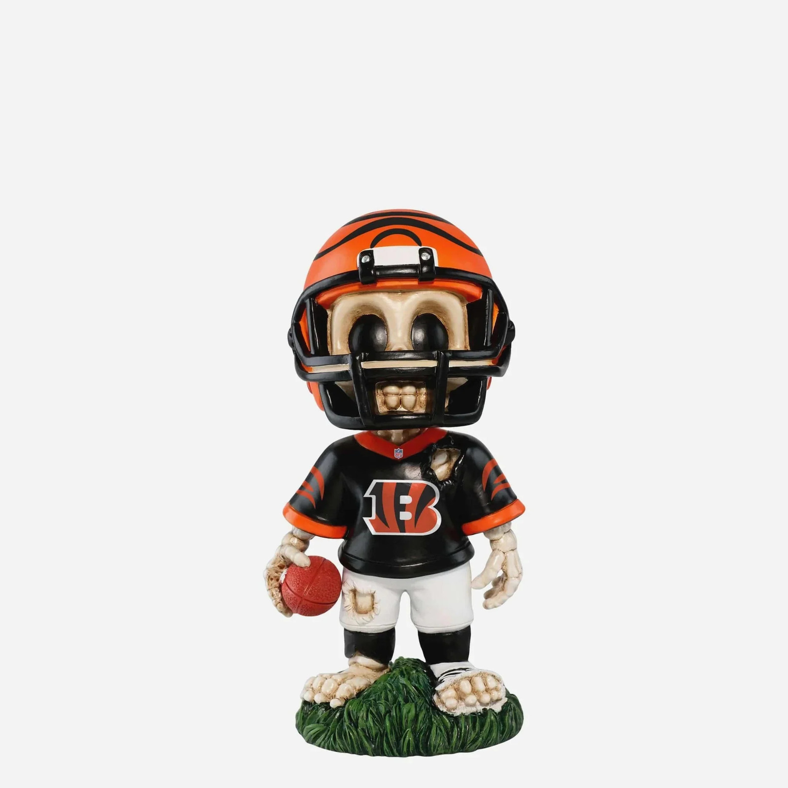 Cincinnati Bengals Team Skull Mini Bobblehead NFL Football