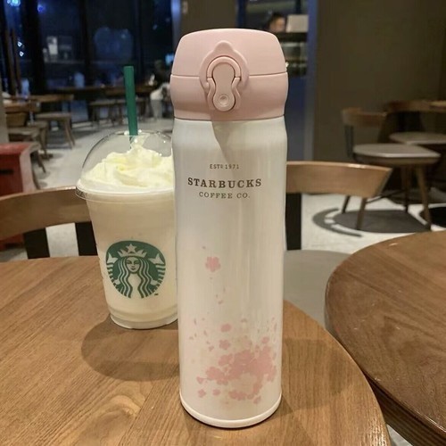 China Starbucks 17oz Pink Cherry Blossom Tumbler – 304 Stainless Steel Insulated
