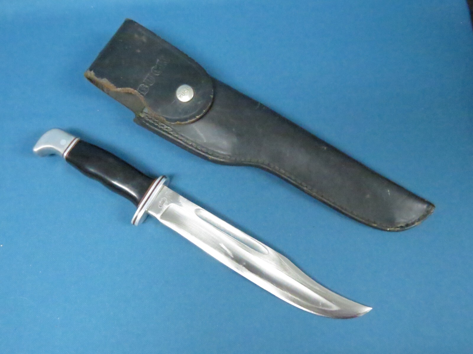 Buck General 120 Knife Inverted One Line Stamp 1961-1967 Original Sheath