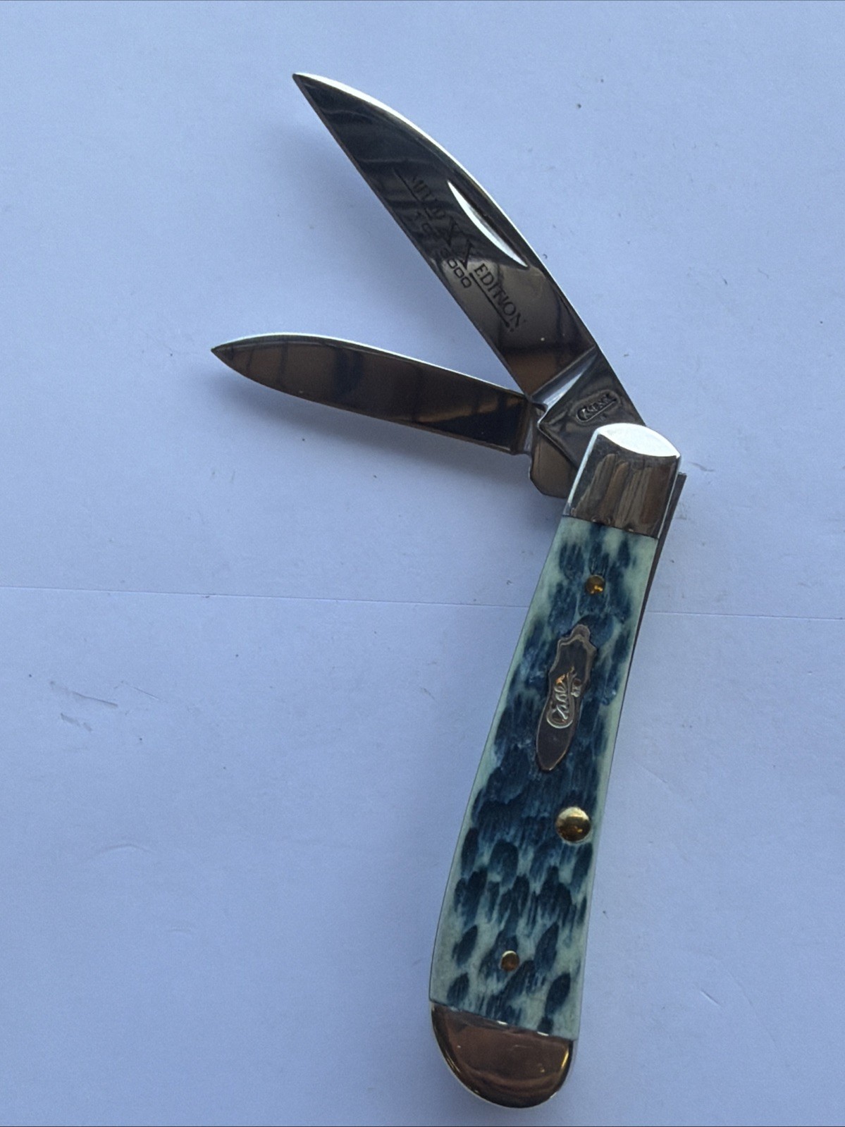 CASE XX 2008 SWAY BACK JACK BLUE/GREEN COLOR IN TB62117 SS 1/3000!