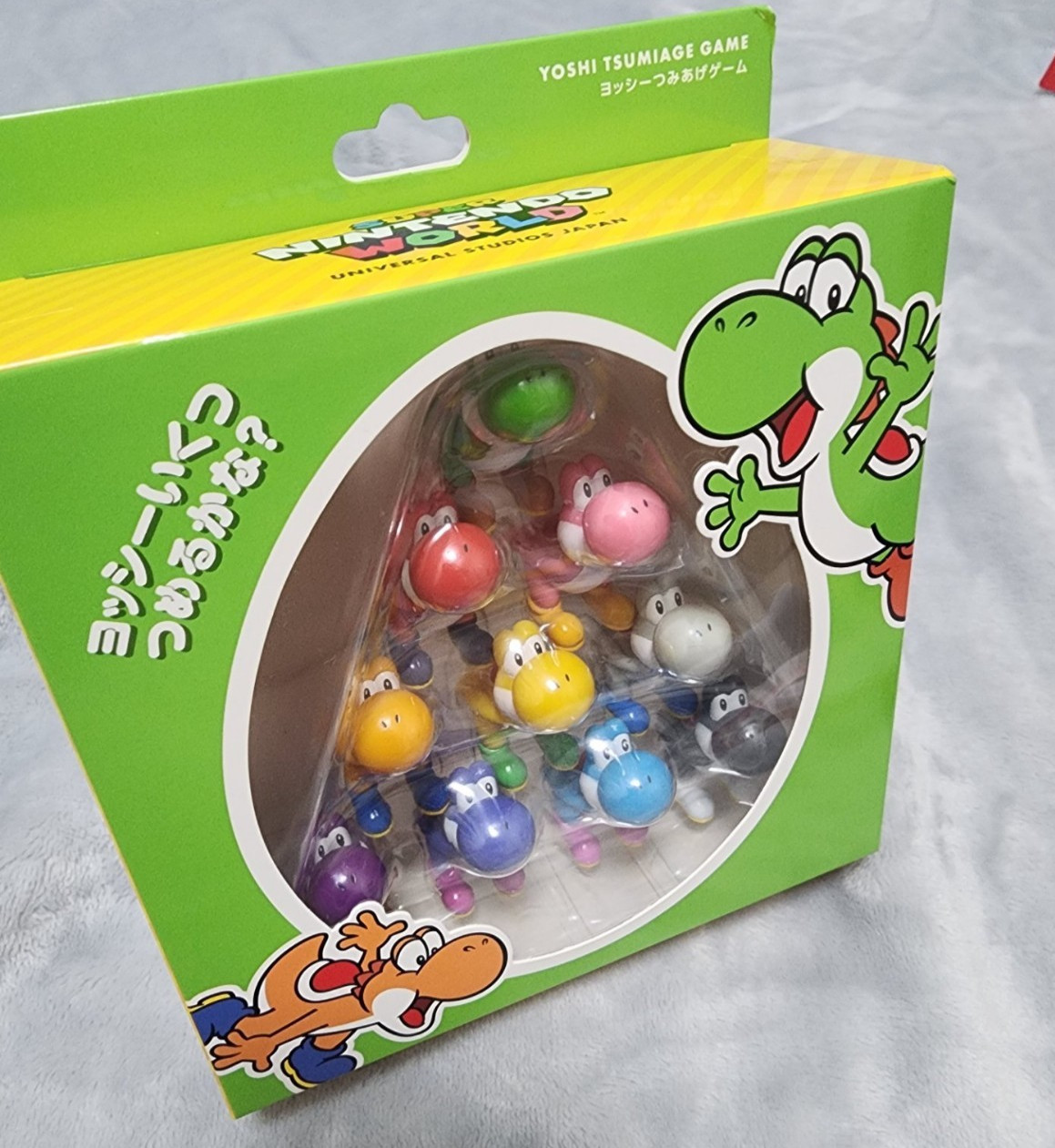 Yoshi Stacking Game Figure Set Super Nintendo World USJ Japan Limited Official