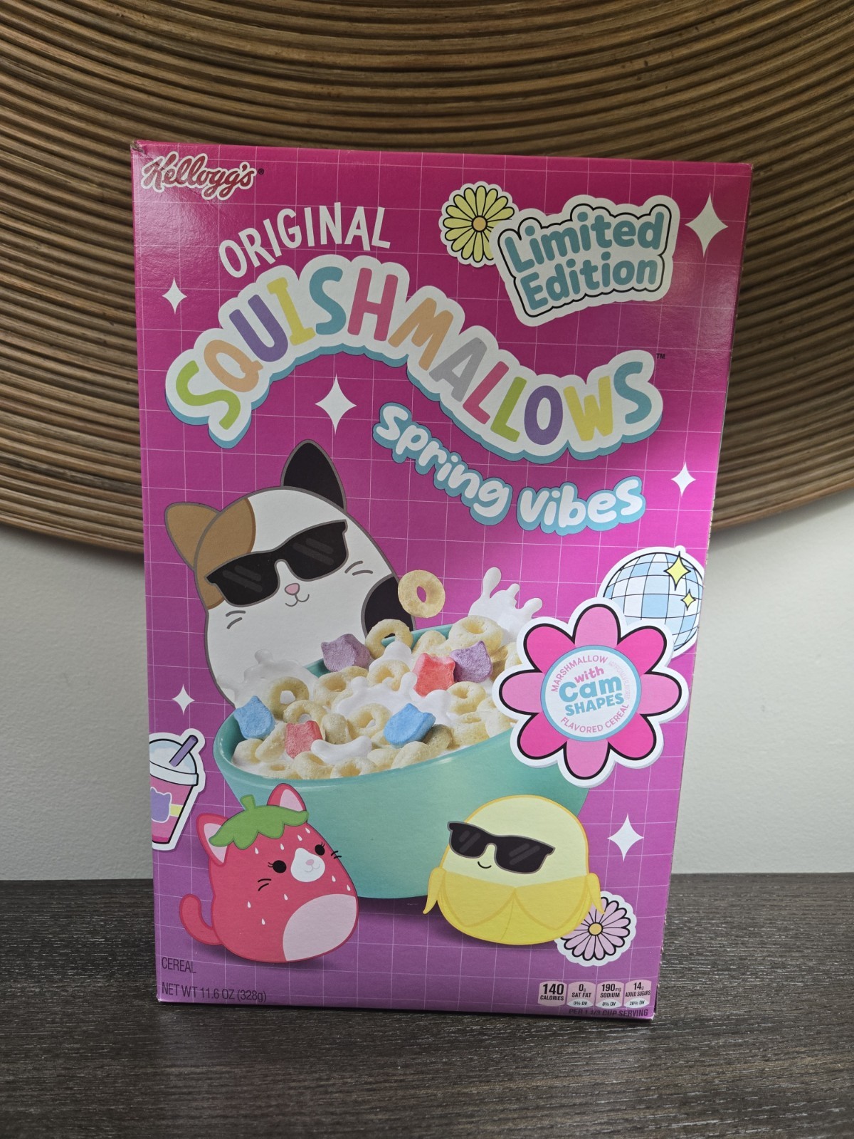 Region Only Squishmallows Plush Spring Vibes Limited Edition Kellogg’s Cereal