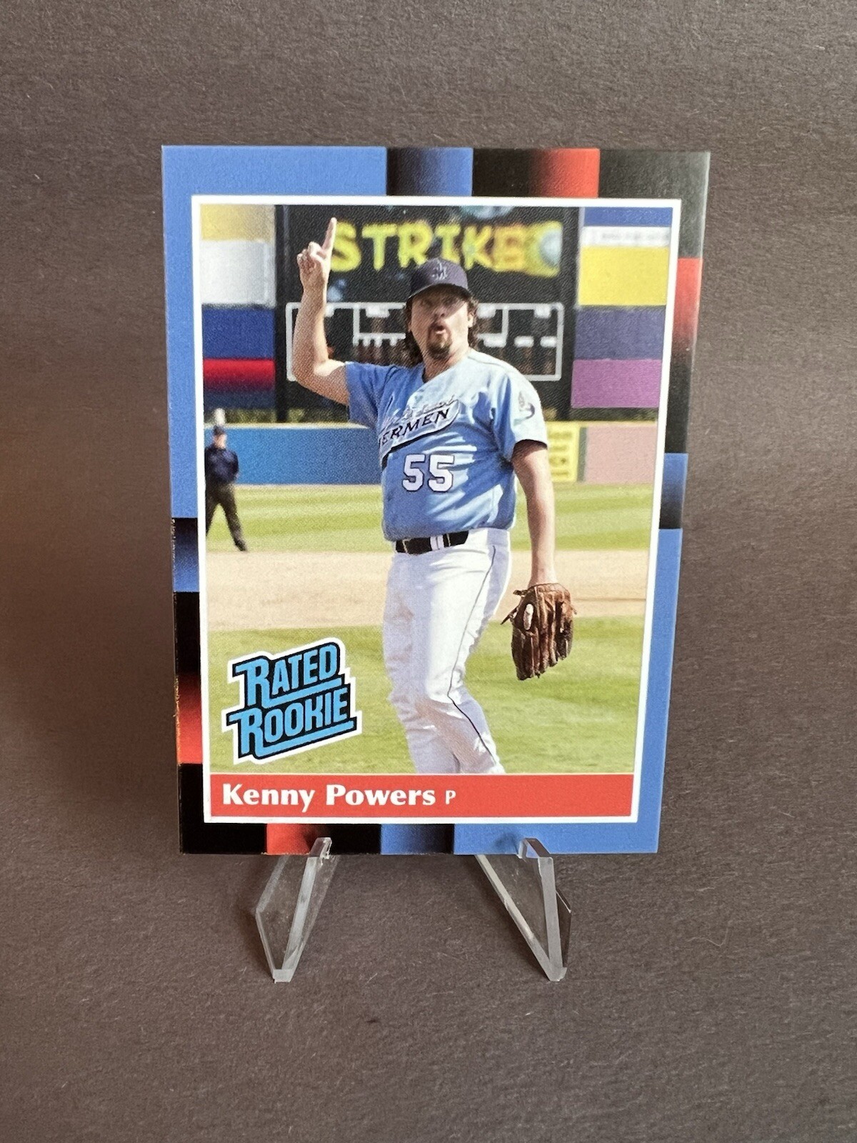Kenny Powers Custom Baseball Card – Rated Rookie Style Eastbound & Down