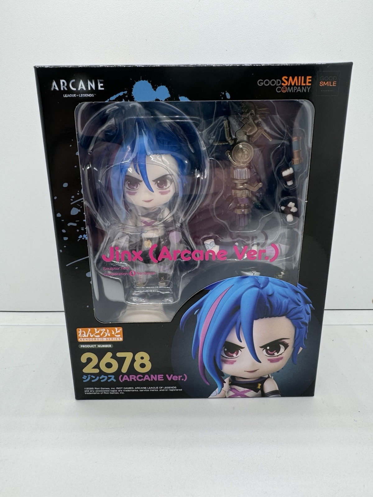 League of Legends Jinx Arcane Ver. Nendoroid Figure 2678 Good Smile Company