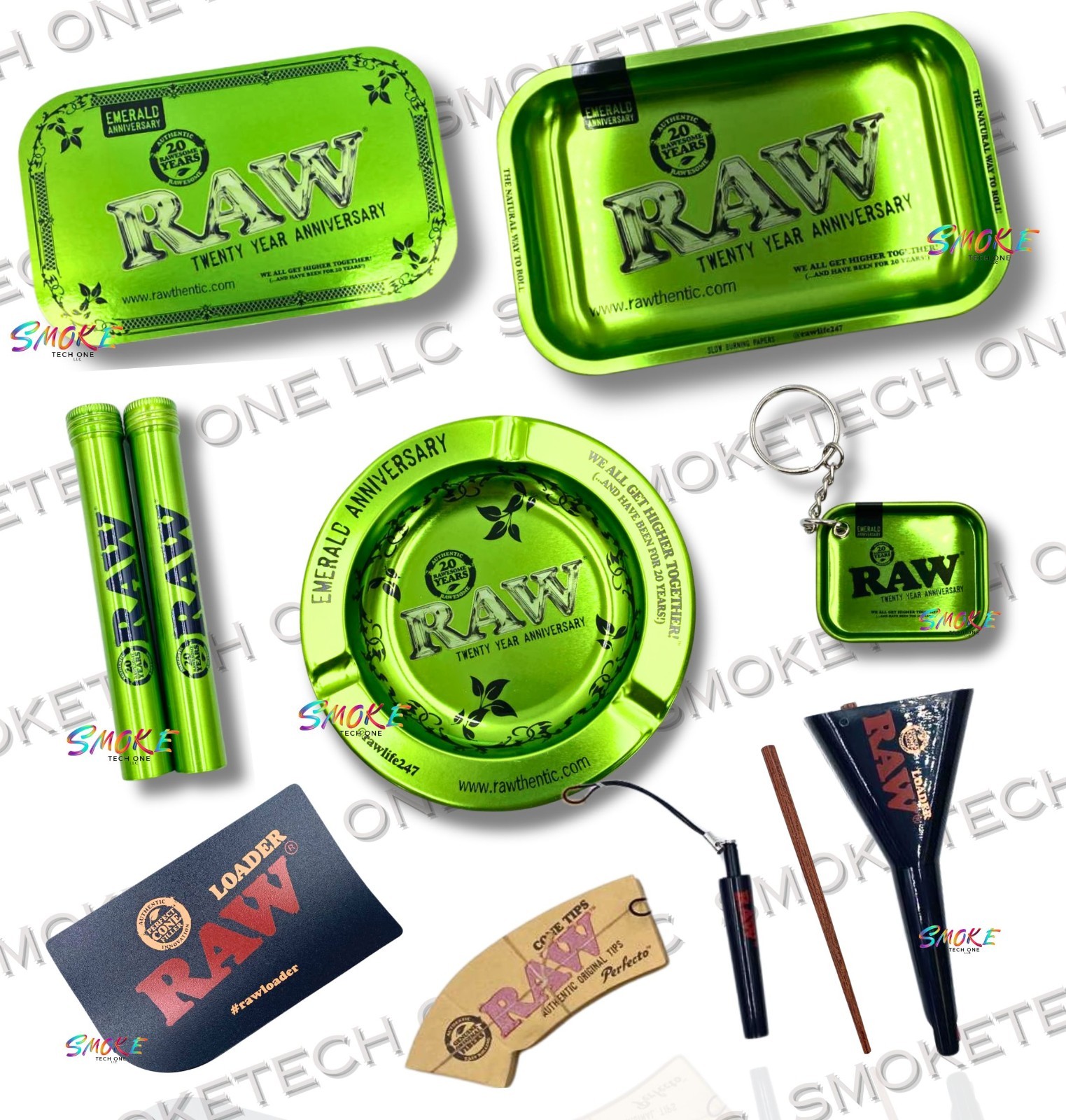 RAW Emerald 20 Years Anniversary Collector’s Set – Limited Edition (11 Pc Kit)