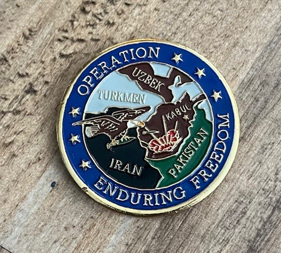 Operation Enduring Freedom Iran,Kabul,& Others/ United Nations Coin