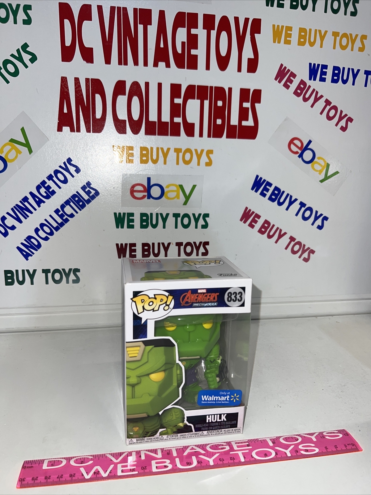 Funko Pop Hulk #833 Marvel Avengers Mech Strike Walmart Exclusive