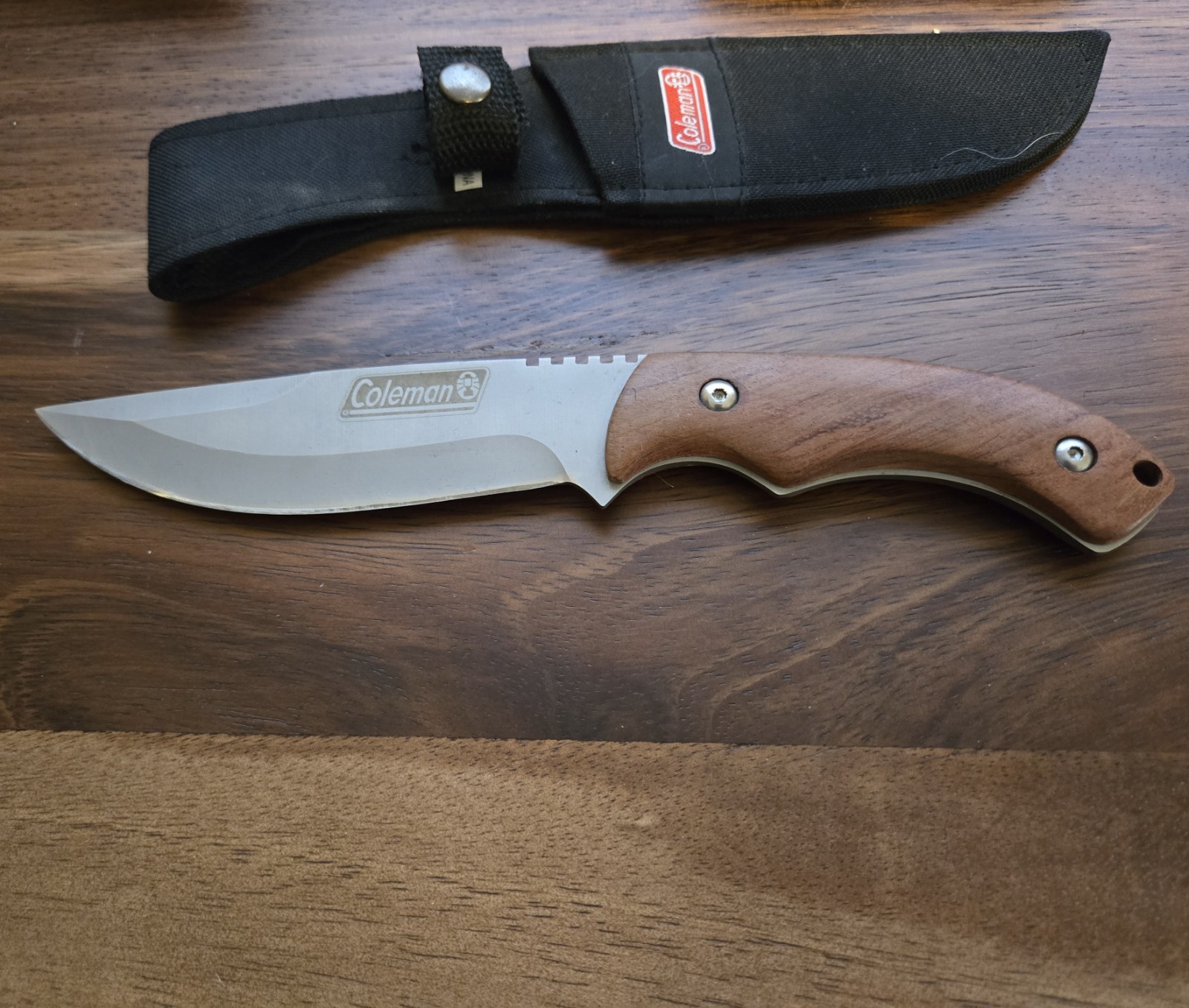 Coleman 4.5 In Fixed Blade Knife with /Sheath Discontinued Model