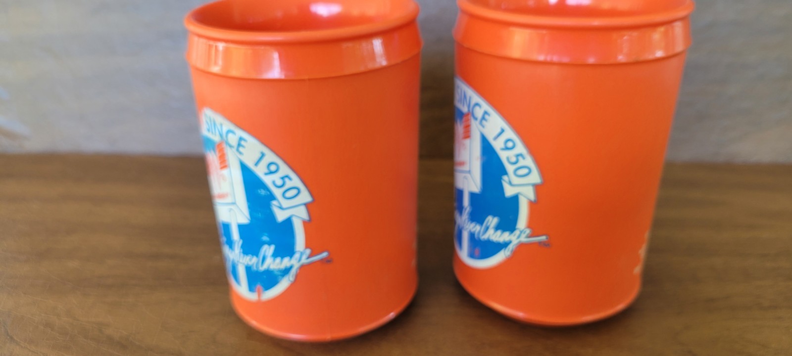 Vintage Whataburger Insulated Cups 1990 Free Coffee Advertisement Lot of 2