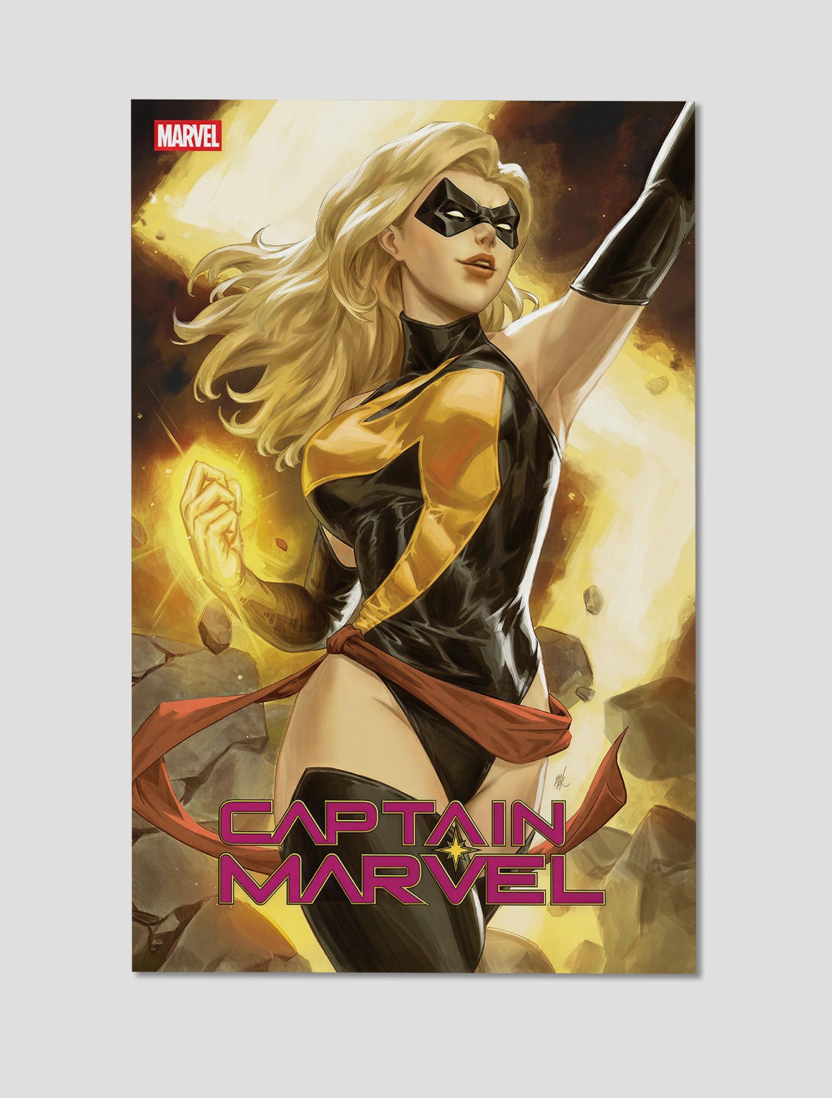 Captain Marvel Universe Protector Giclee Print Poster 11×17 Marvel Wall Art
