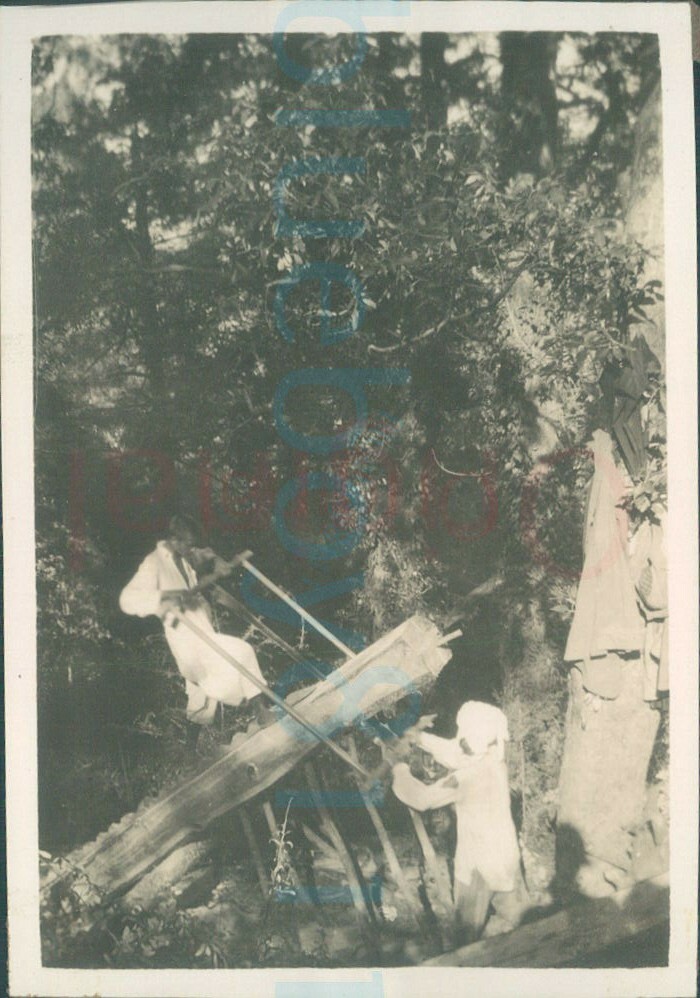 1931 Indian Woodcutters Murree Hills British India Pakistan 3.3×2.3