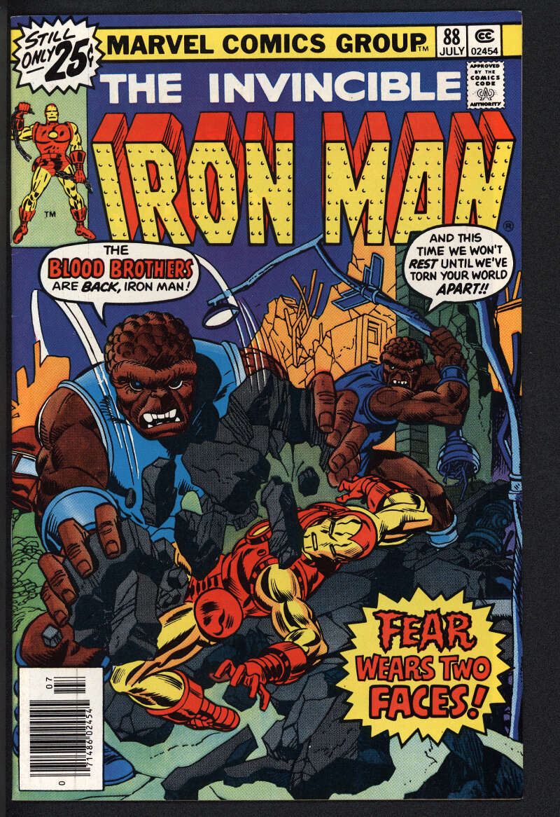 IRON MAN #88 9.0 // GIL KANE & FRANK GIACOIA COVER MARVEL COMICS 1976