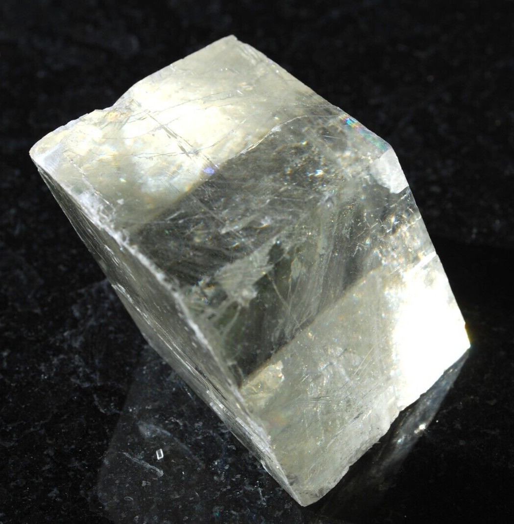 4 x Natural Iceland Spar Crystals Viking Stones specimens 4Pieces = ~7 – 9 Oz