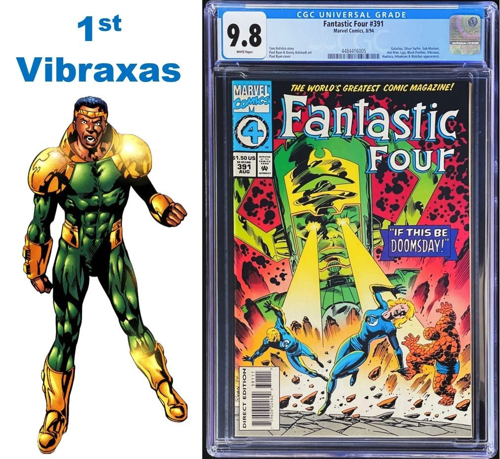 Fantastic Four 391 CGC 9.8 WP 1994 Marvel Comics 1st Appearance KEY + Galactus
