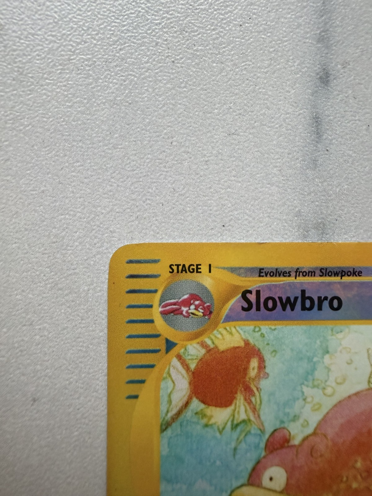 Slowbro 33/147 Aquapolis Reverse Holo e-Reader Series Vintage Pokemon Card NM-