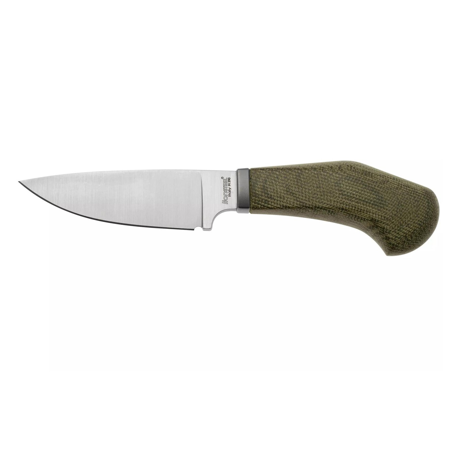LionSteel Wily Fixed Knife M390 Steel Satin Finished Blade EDC SOLID® Handle