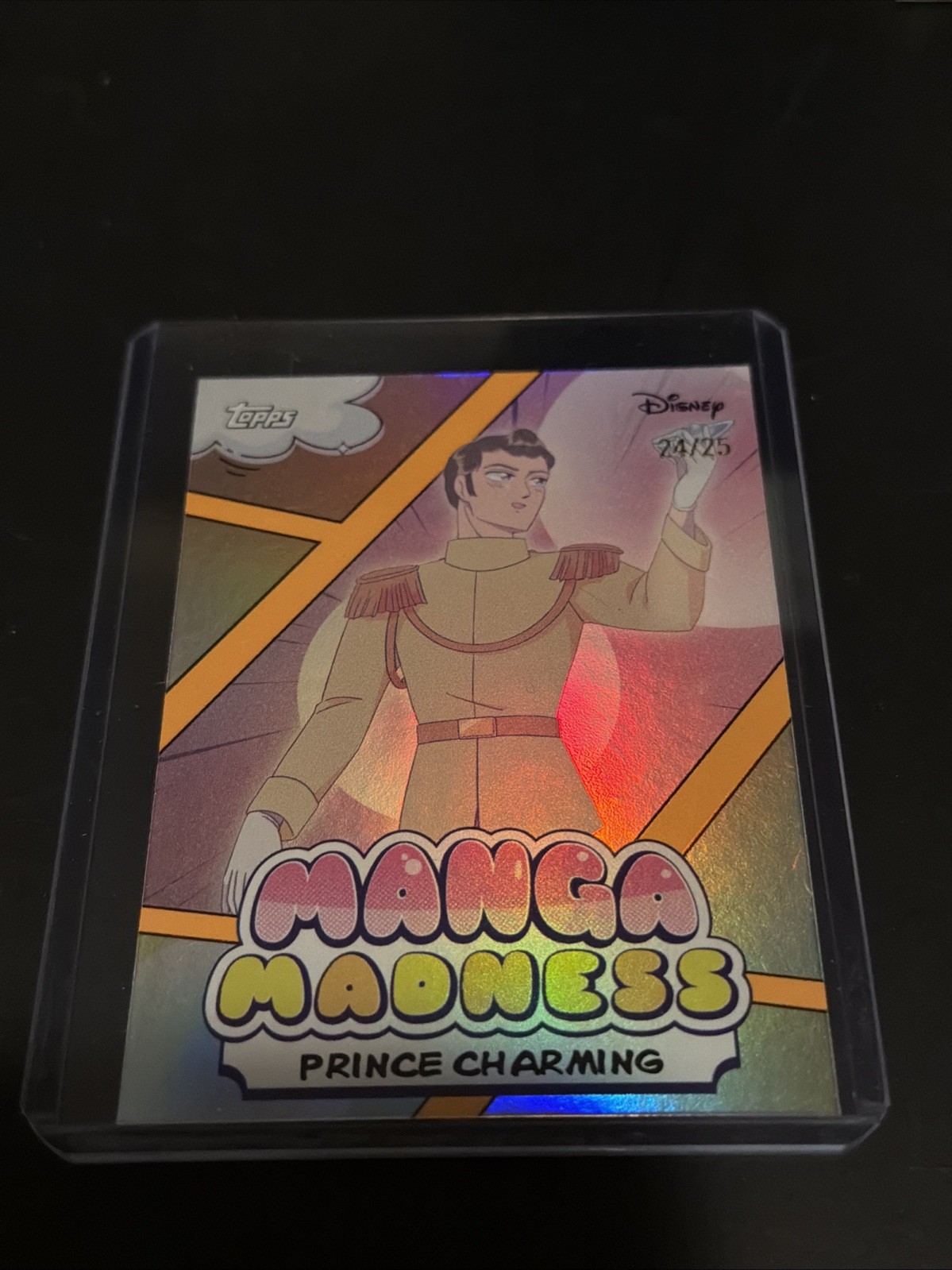 2026 Topps Disney Neon Prince Charming Manga Madness /25
