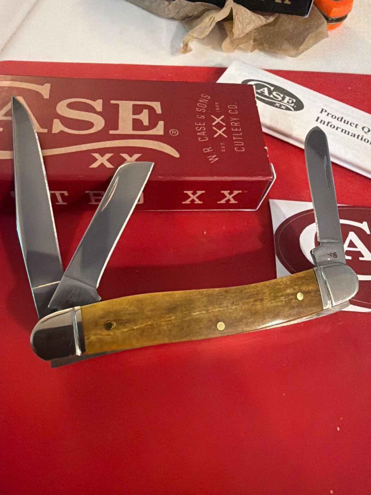 Case XX MEDIUM STOCKMAN ANTIQUE BONE