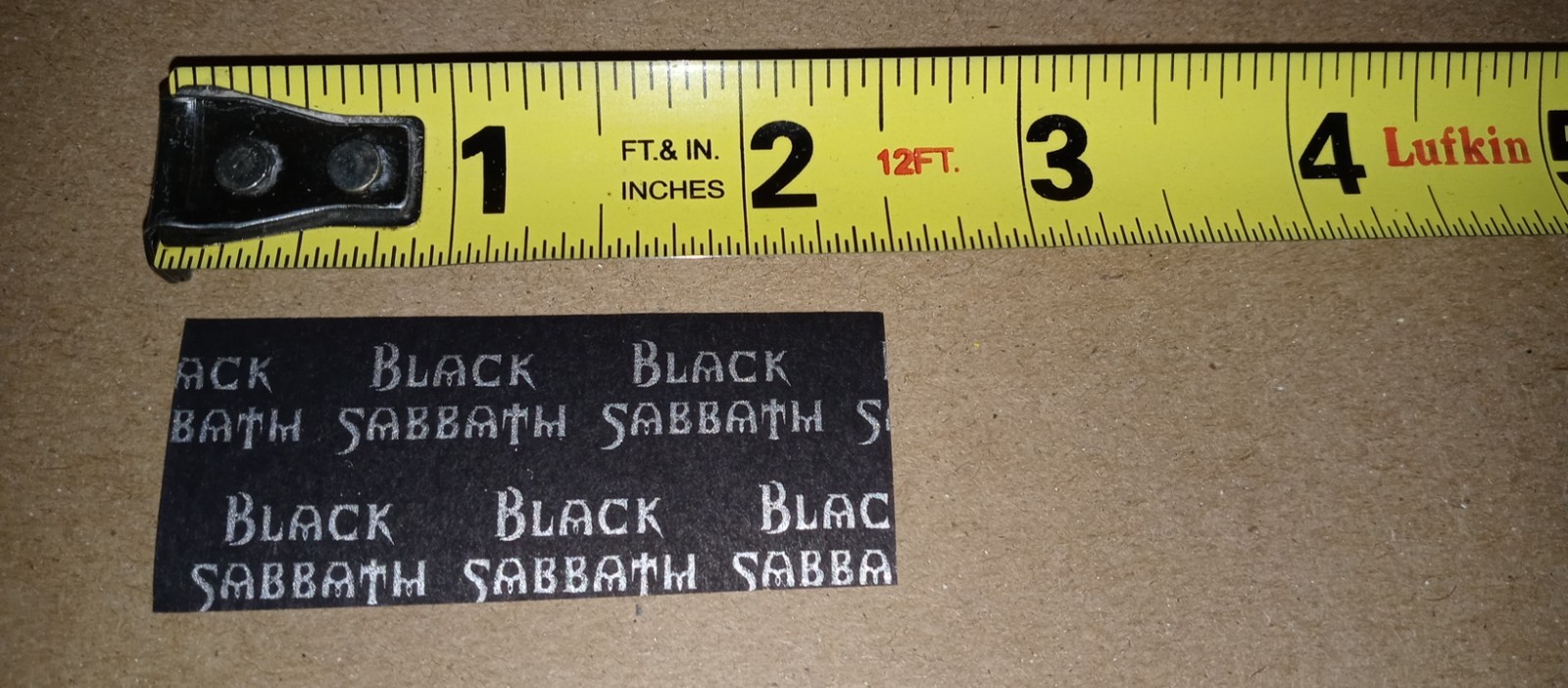 OZZY OSBOURNE Black Sabbath RaRe Mint Concert Confetti 1 Piece 25 Years Old!