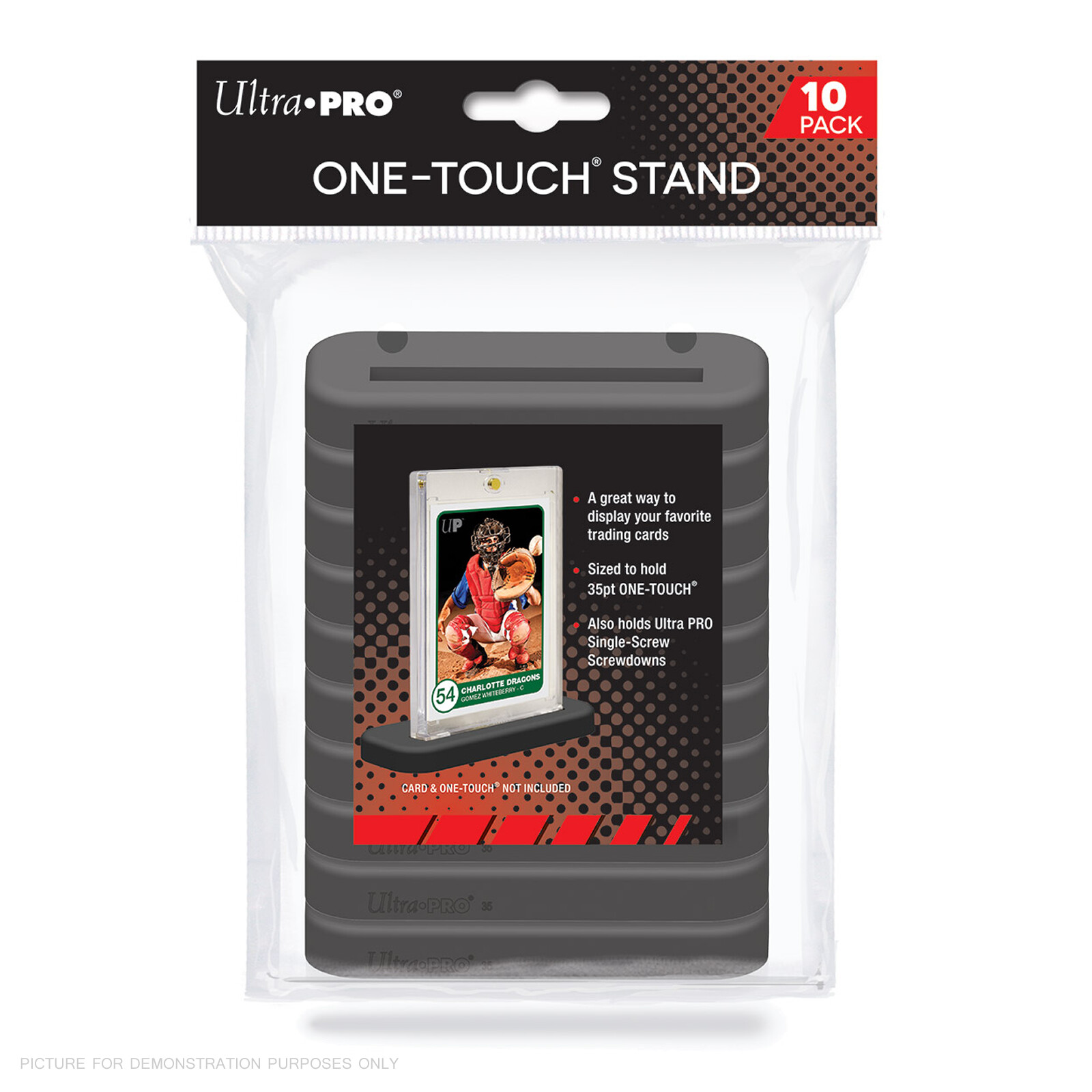 Ultra Pro Specialty Series ONE-TOUCH Stands – Suit 35pt and 55pt – Pack of 10