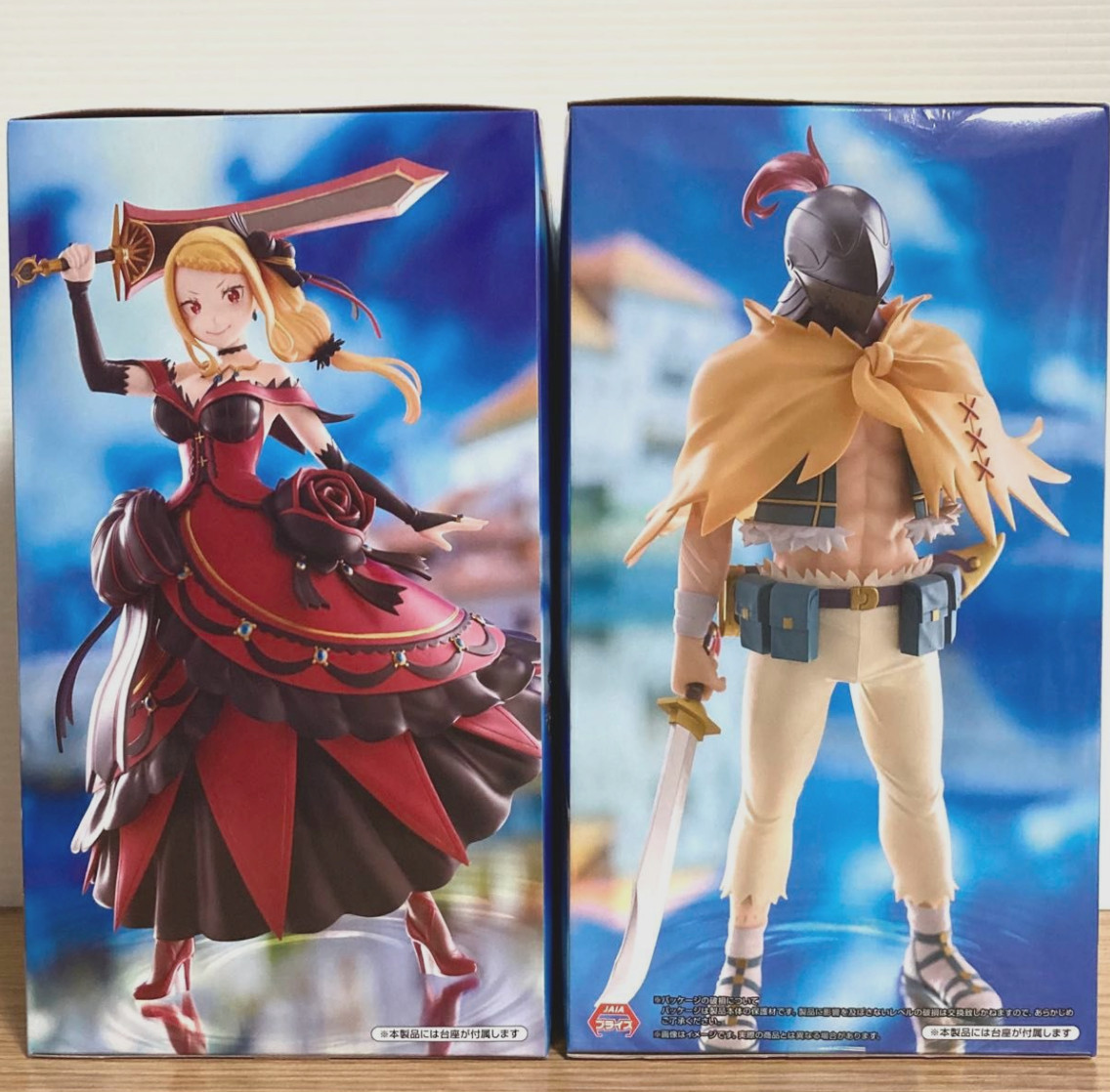 Re:ZERO Royal Selection Candidate & Knight Figure Priscilla & Al Set of 2 NEW