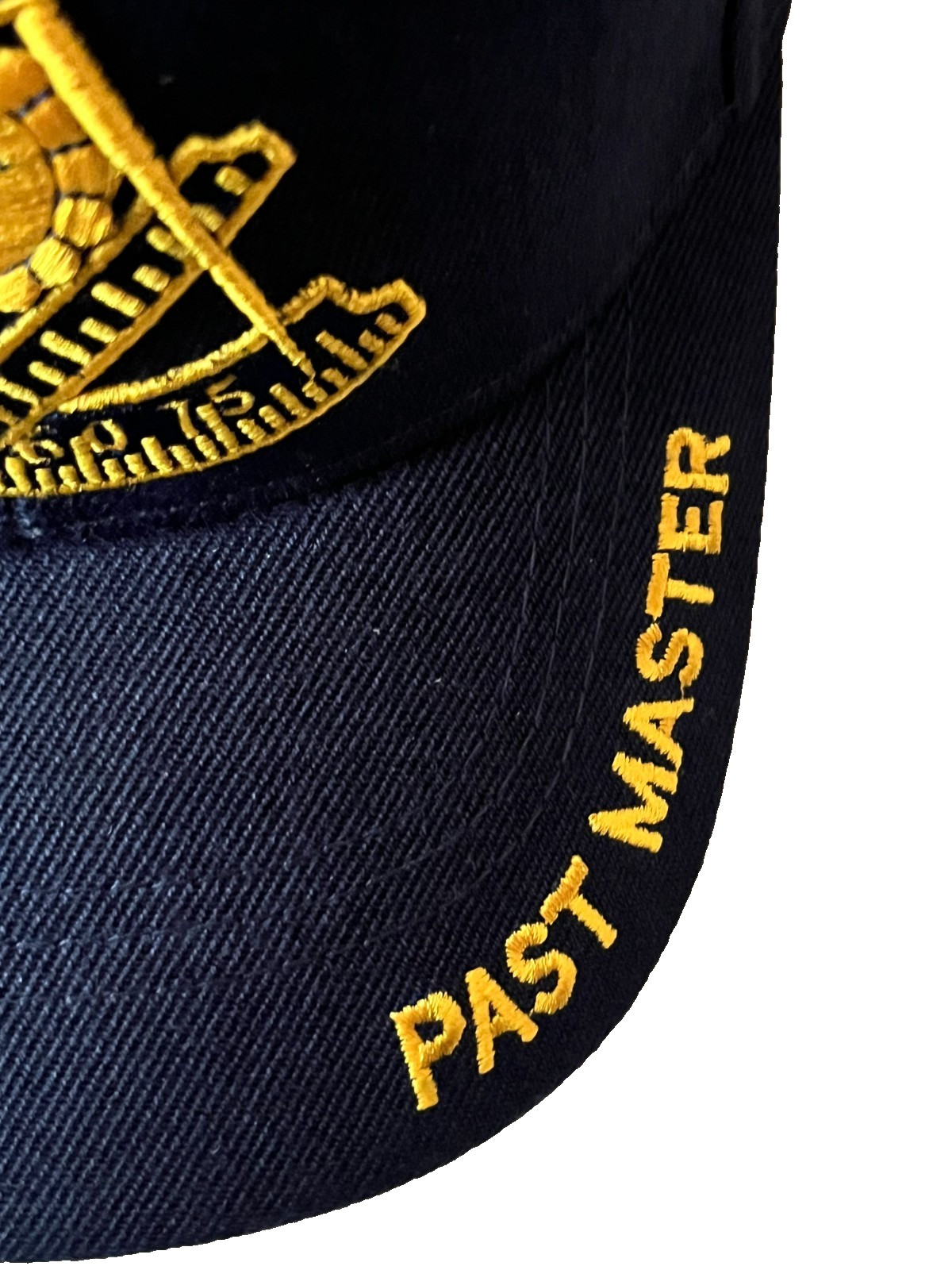 Blue Past Master Logo with Square Baseball Hat Cap Masonic Fraternity NEW!