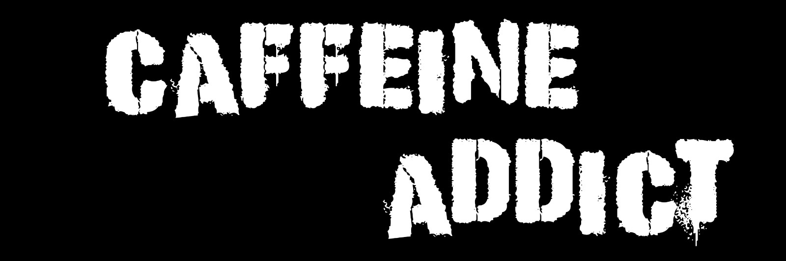 Caffeine Addict Bumper Sticker Large 9″ Funny Chocolate Coffee Sticker