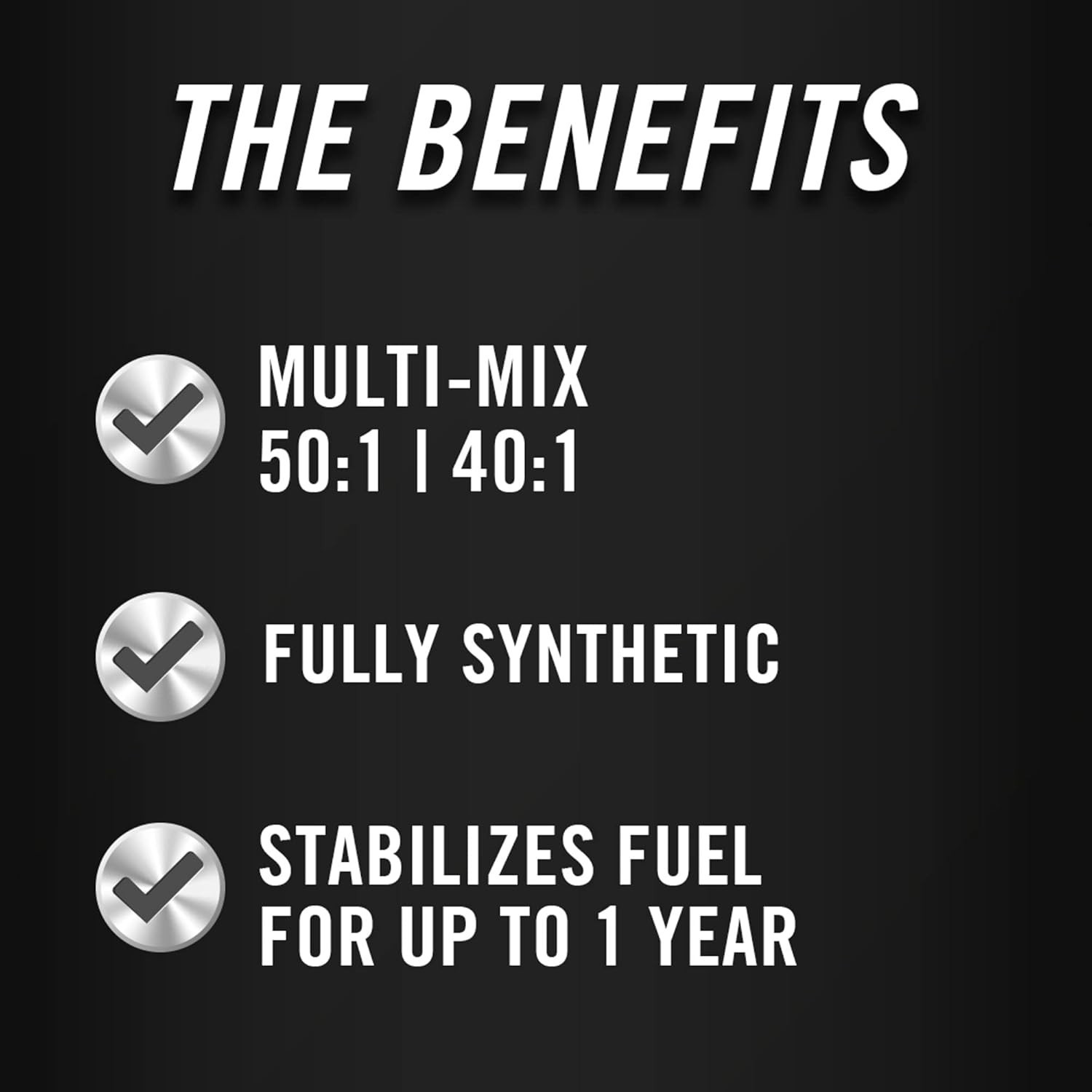 Efficient Full Synthetic 2-Cycle Oil – Guarantees 12- Protection, 2.6 oz