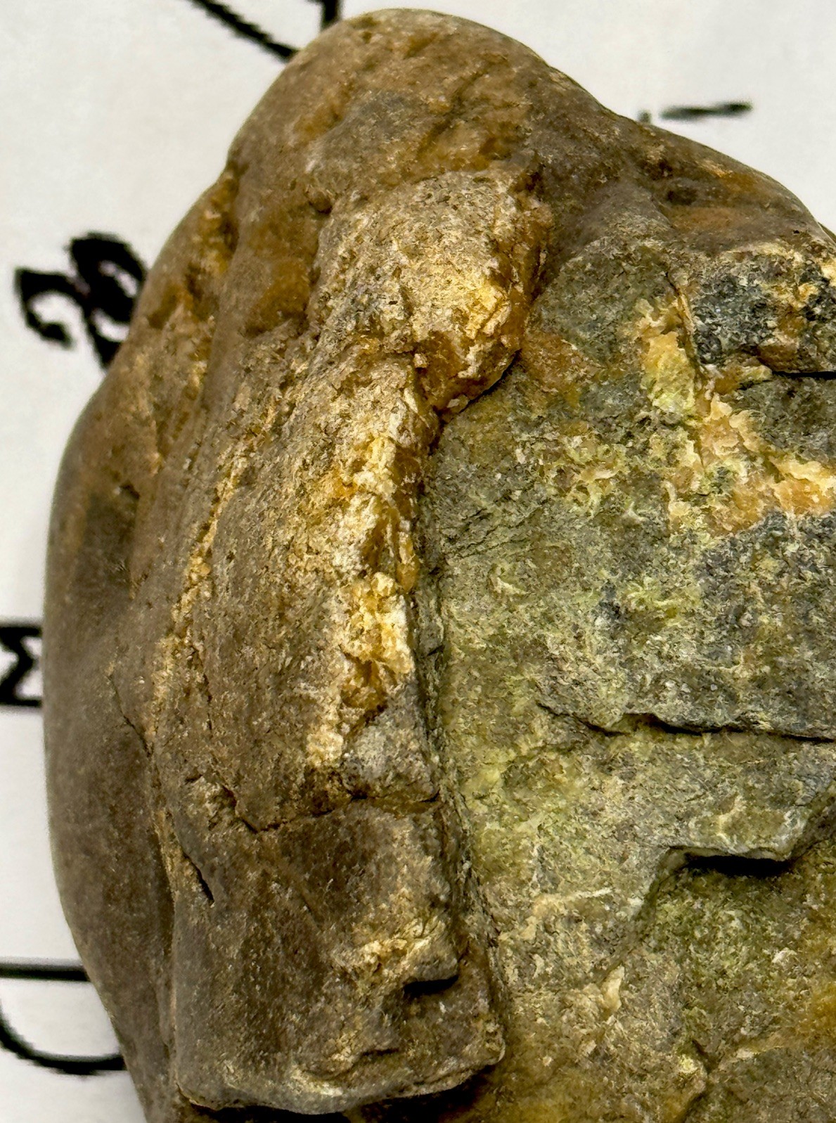 Native American Indian Authentic Stone Effigy Carved Stone , 9.5 oz • VA