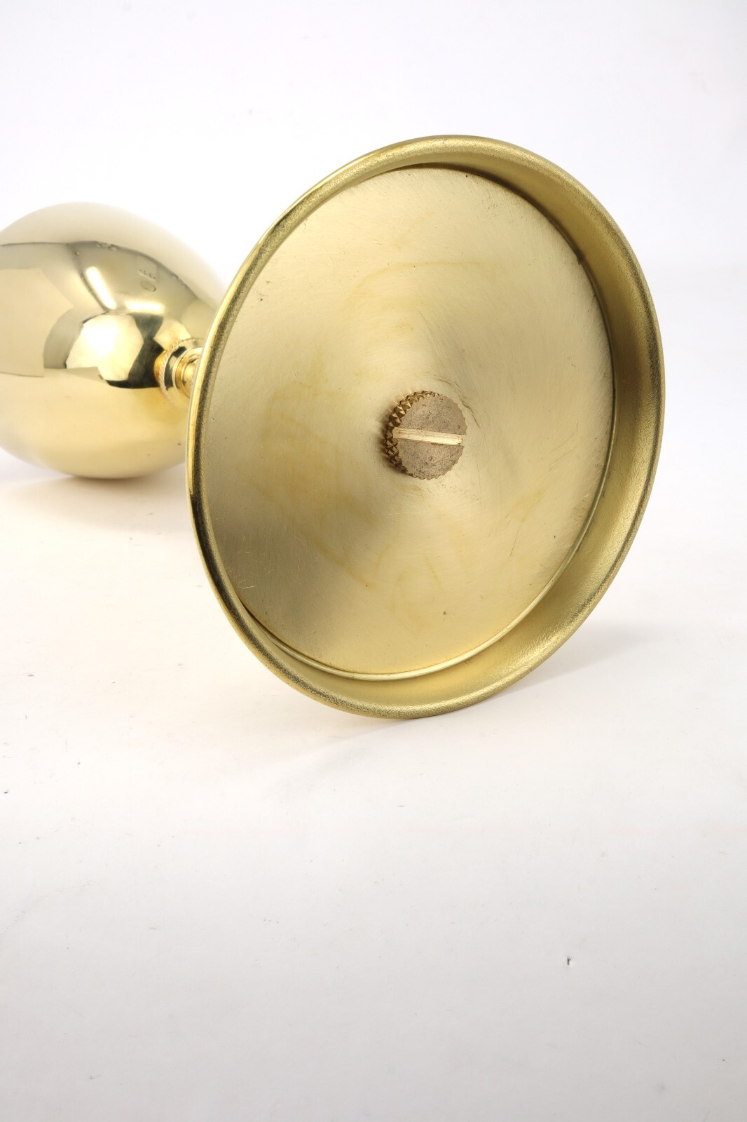 High Polished Brass Simple Embossed Chalice for Church or Chapel Use 7 1/2 In