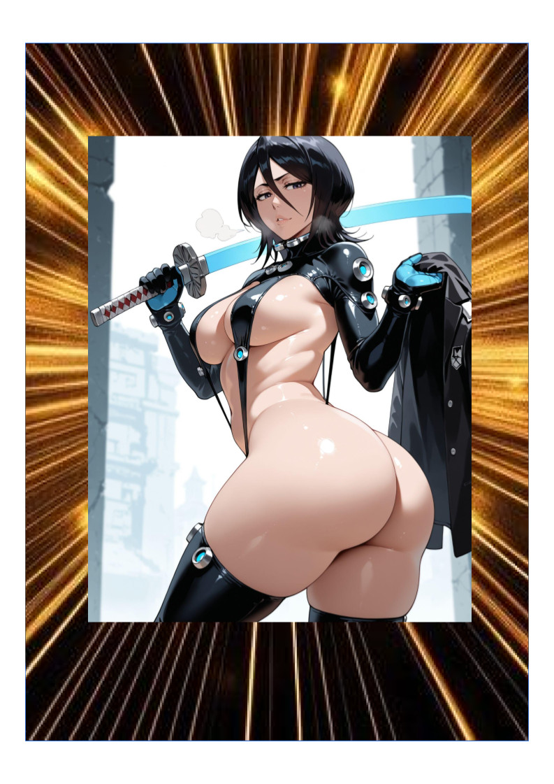 Rukia Kuchiki Bleach Gantz Custom Waifu Anime ACG Goddess Card