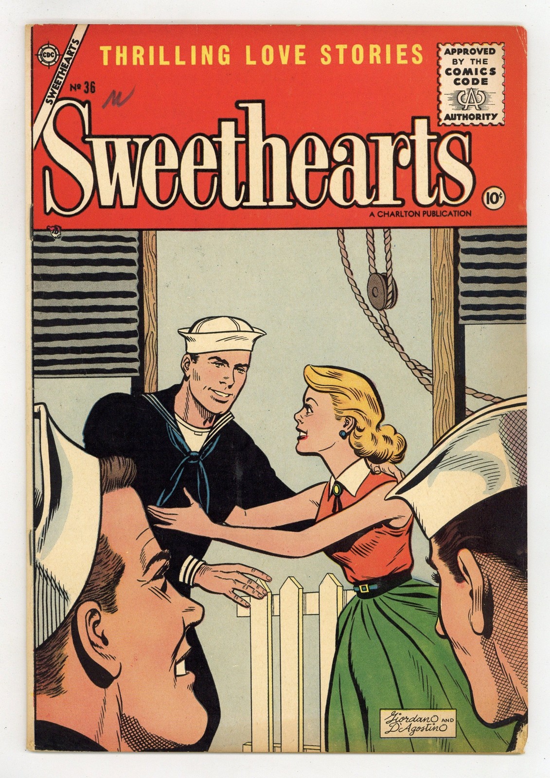 Sweethearts #36 GD/VG 3.0 1956