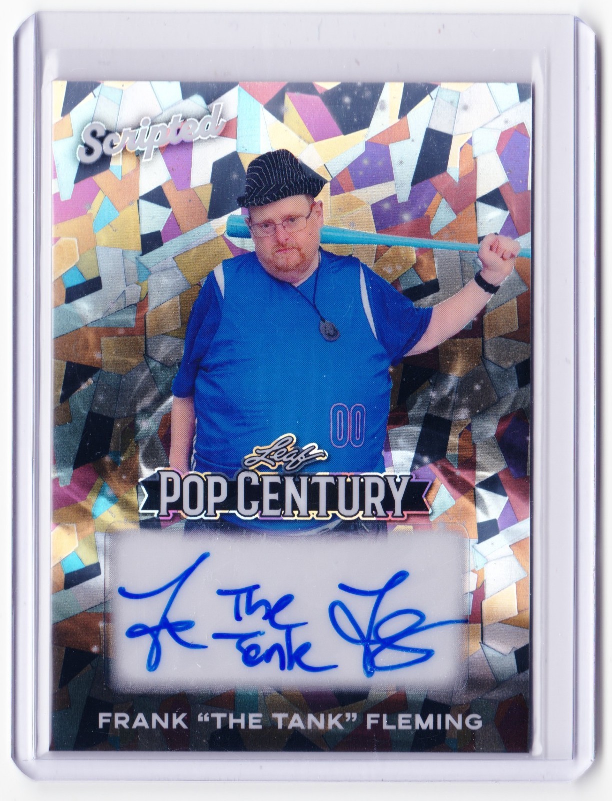 Frank “The Tank” Fleming 2026 Leaf Metal Pop Century Auto Card # 1/1 !! Barstool