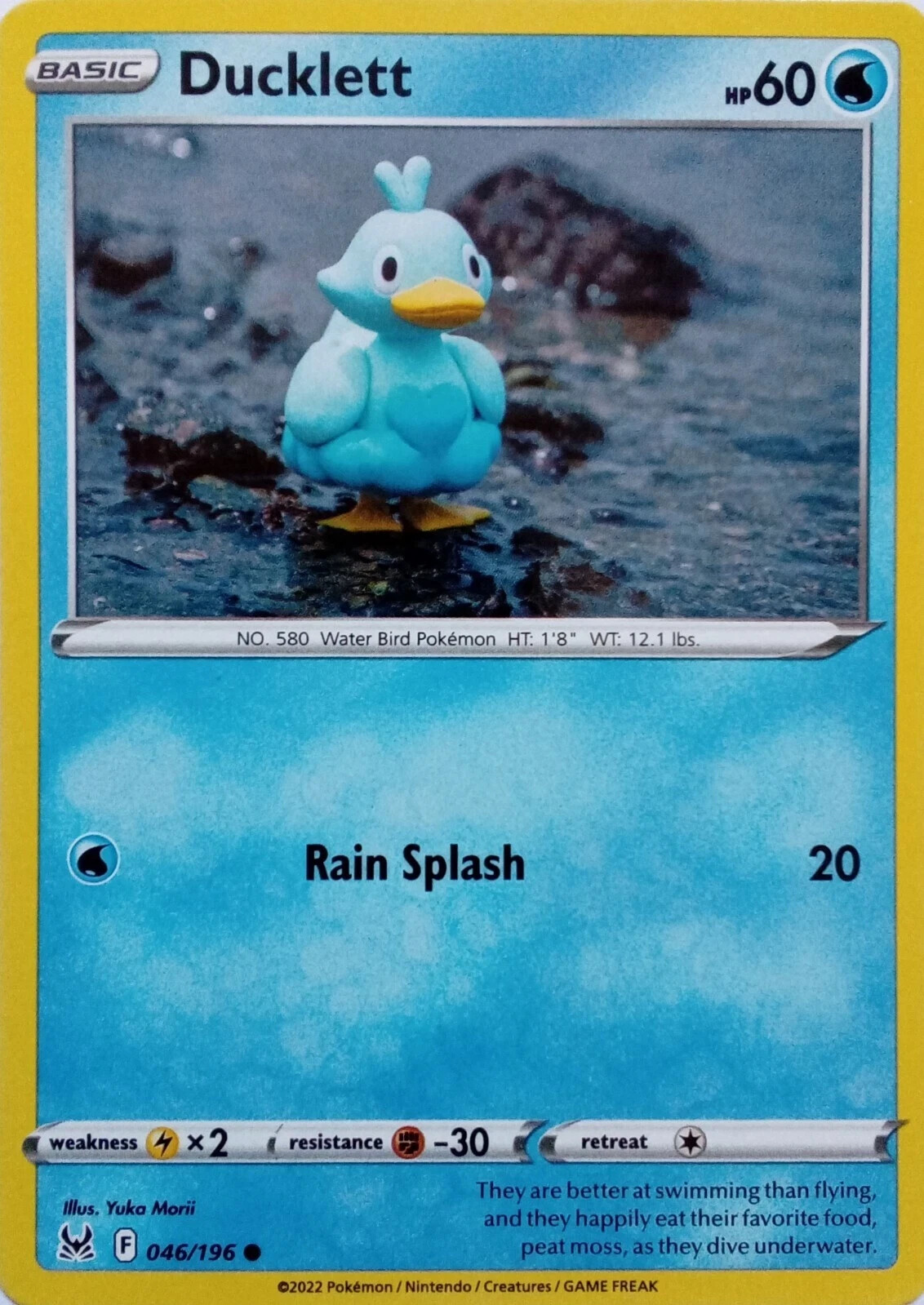 DUCKLETT | COMMON | LOST ORIGIN POKEMON CARD – 046/196