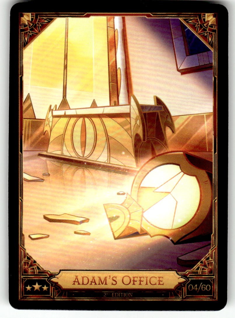 Hazbin Hotel Season 2 Trading Cards 04/60 ADAM’S OFFICE 2nd Edition NON-FOIL