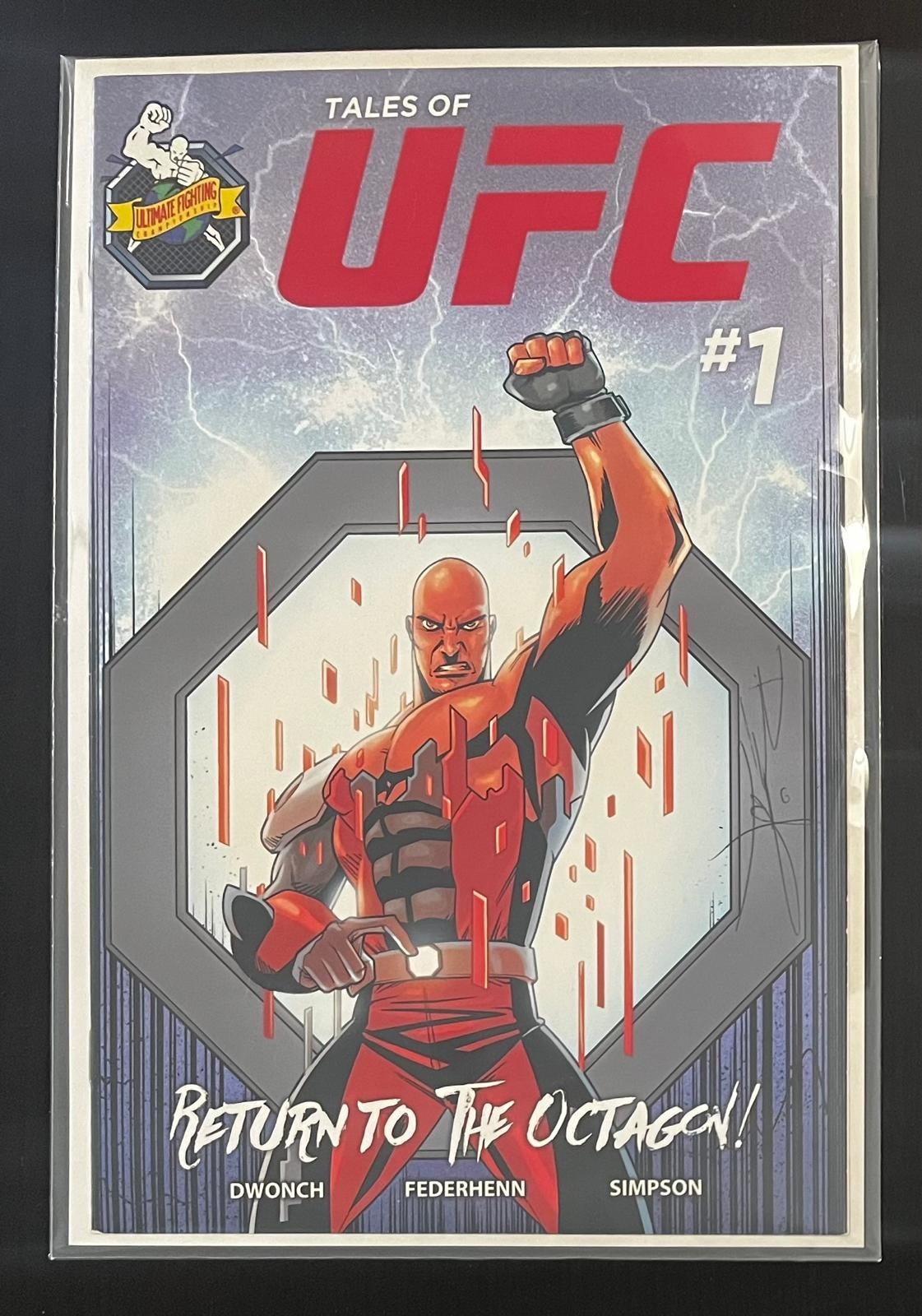 TALES OF UFC #1 Return to the Octagon Comic Book – RARE 1st Edition – HIGH GRADE