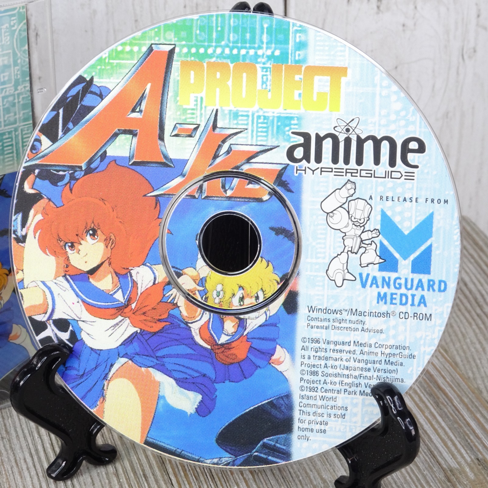 The Anime Hyperguide Project A-ko PC Mac CD-ROM 1996 Manga RARE Interactive
