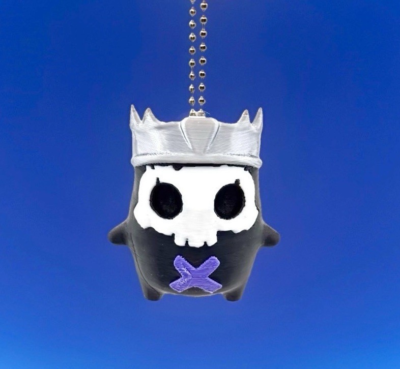Sprites Fort Building 3D Printed Keychain – Battle Royale Gamer Sprite Accessory