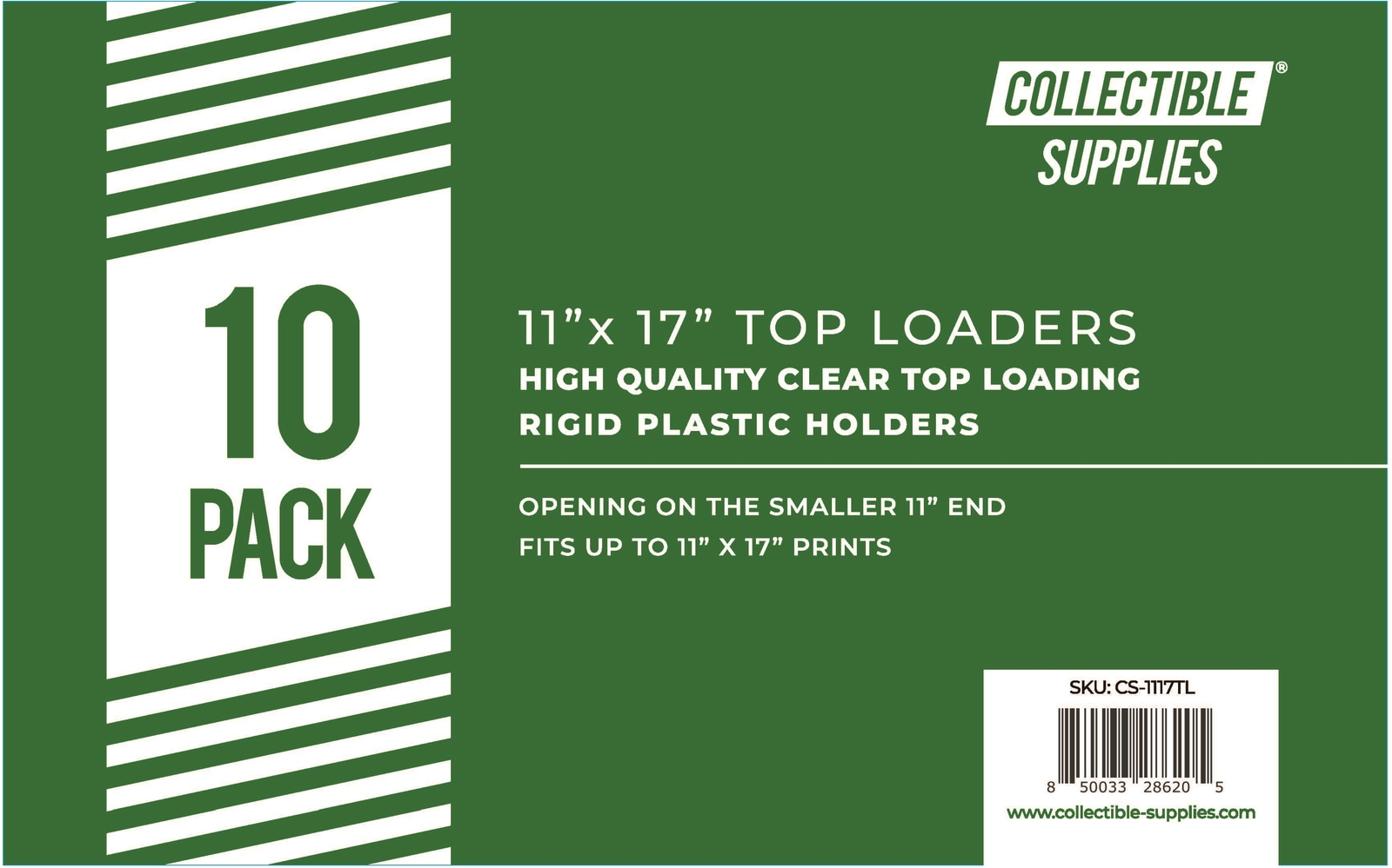 Collectible Supplies 11″x 17″ Toploaders Top Loaders