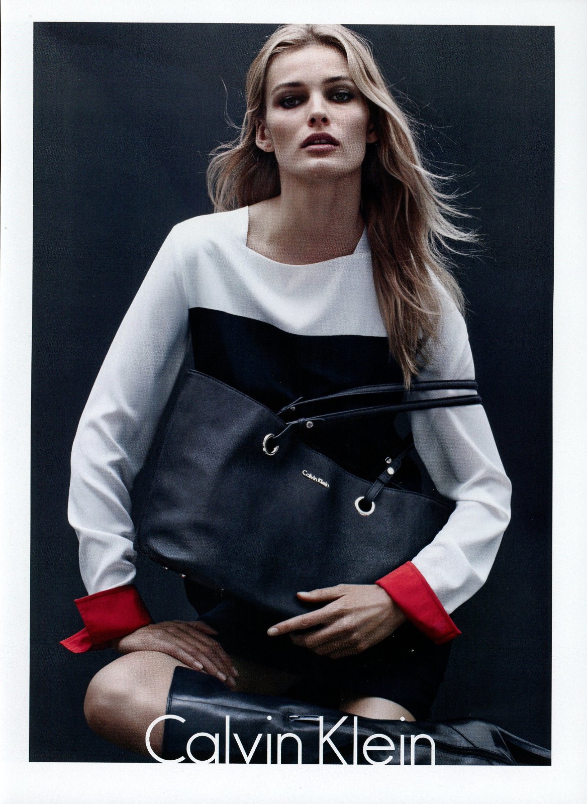 CALVIN KLEIN magazine AD #280 RARE 2015 EDITA VILKEVICIUTE 4 PGS