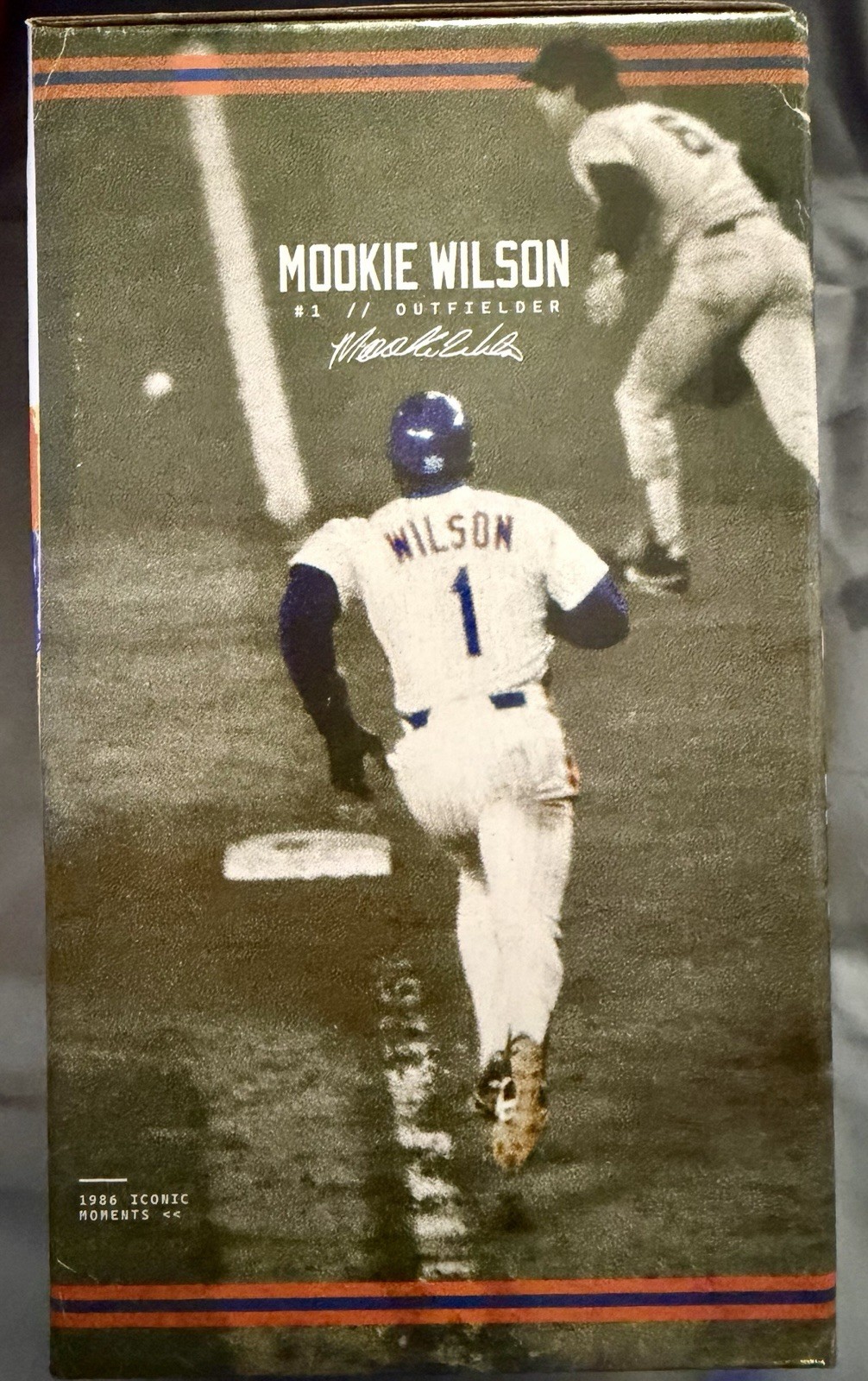 NY METS MOOKIE WILSON BOBBLEHEAD SGA 1986 WORLD SERIES ICONIC MOMENTS 5/12/2026