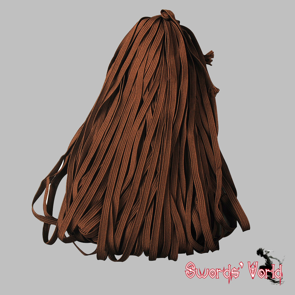 Dark Brown Synthetic Silk Ito /Sageo For Japanese Samurai Katana Wakizashi Sword