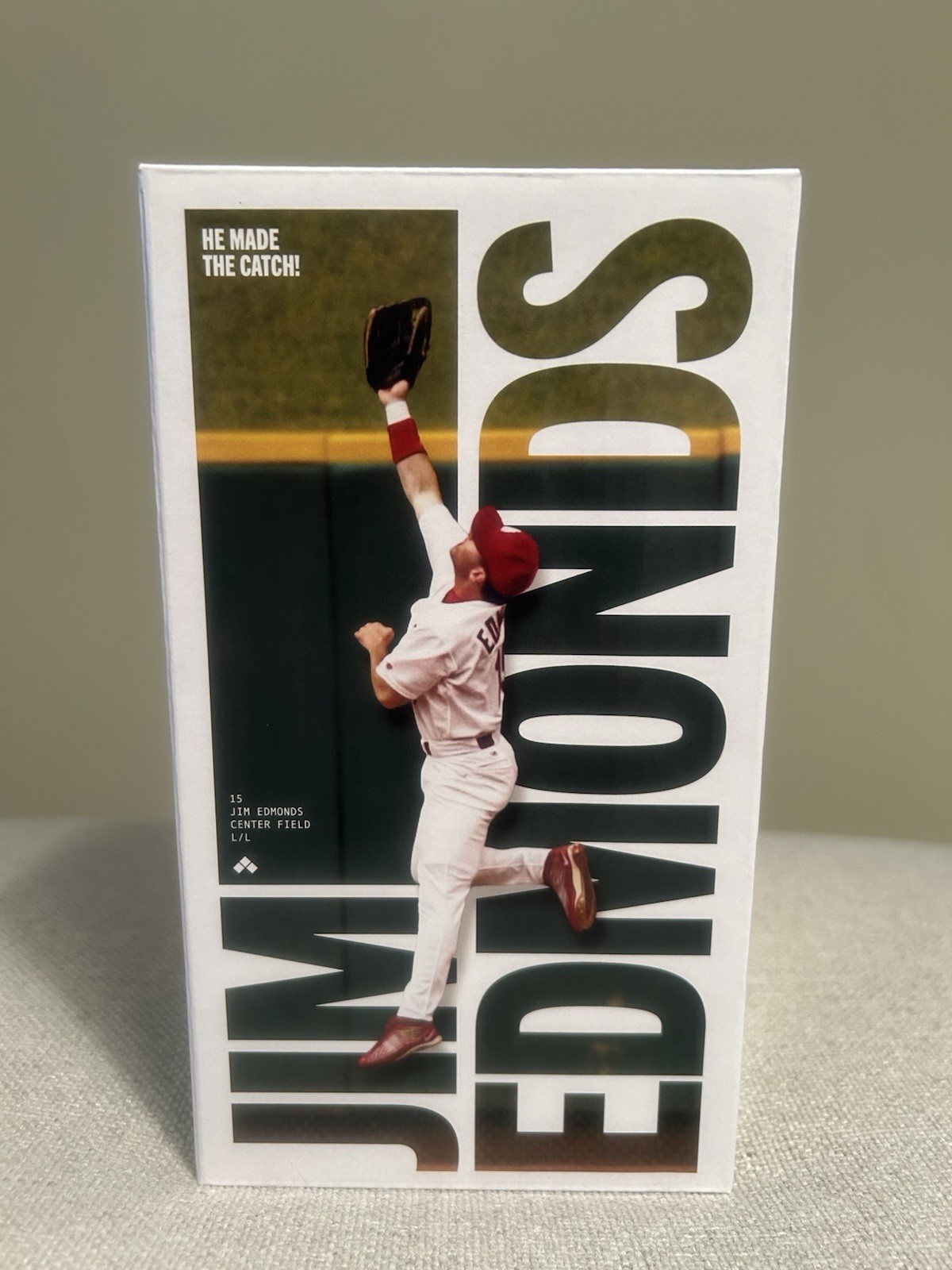 St. Louis Cardinals Jim Edmonds Wall Catch Bobblehead SGA 6/6/26