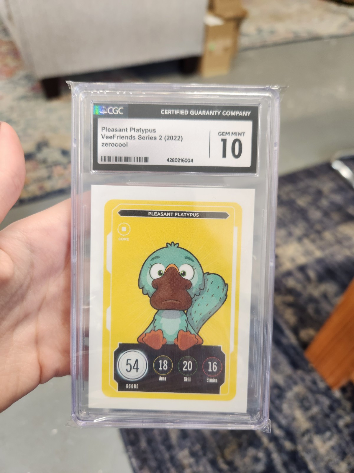 Pleasant Platypus | 2022 Zerocool Veefriends Series 2 | CGC Gem Mint 10