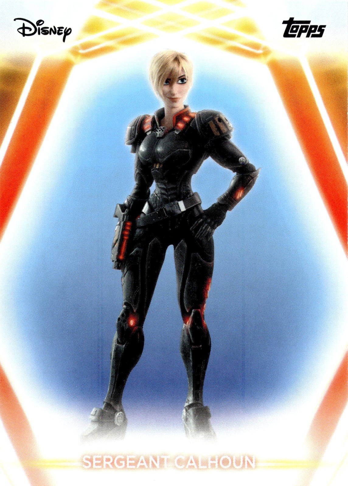 2026 Topps Disney Neon Sergeant Calhoun #111 Wreck-It-Ralph