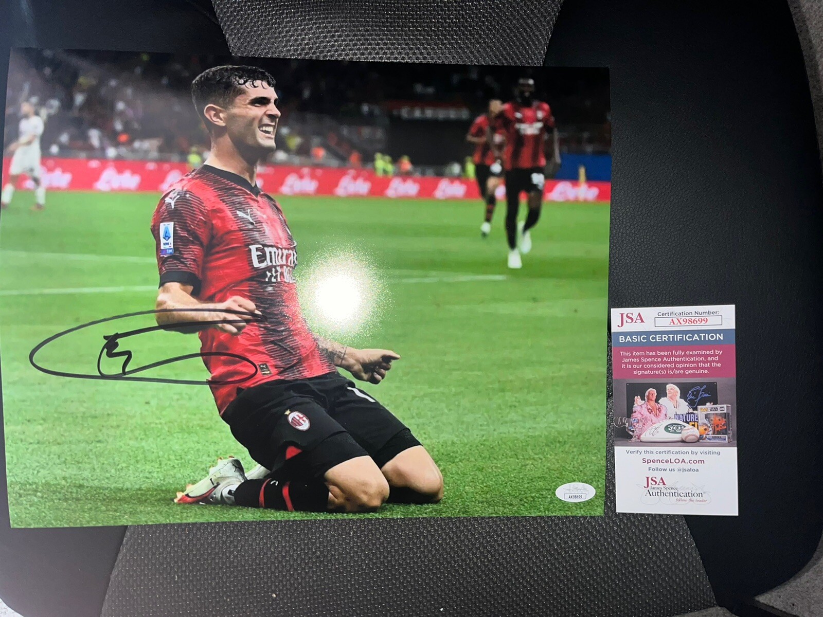 Christian Pulisic Signed 11×14 Photo Team USA Beckett JSA COA NICE BOLD SIG